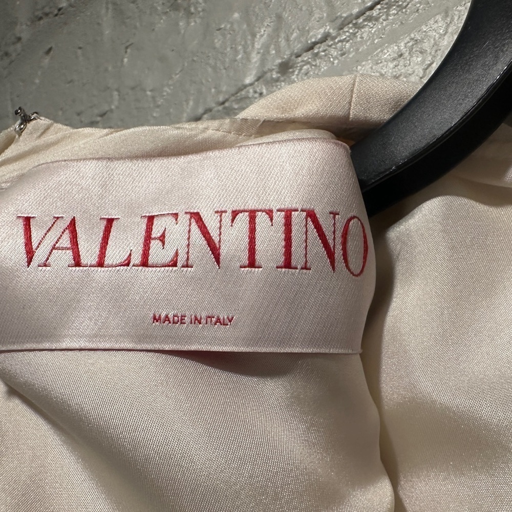 Valentino Colorblock Crepe Couture Minidress Size 36 - Picture 9 of 15
